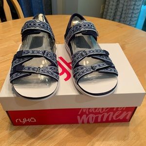 New Ryka sandals never worn! Very light-weight!!!